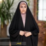 چادر طرح زنجیری با سنگ کریستال اورجینال