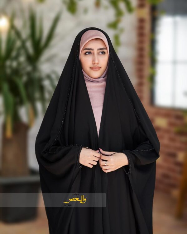 چادر طرح زنجیری با سنگ کریستال اورجینال
