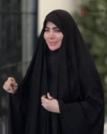 چادر عربی جواهردوزی زنجیری کریستال - 4