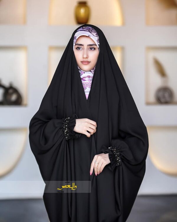 چادر جواهردوزی طرح ملکا