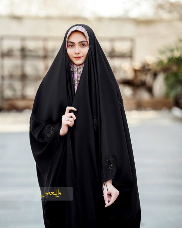 چادر جواهر دوزی طرح شاپرک