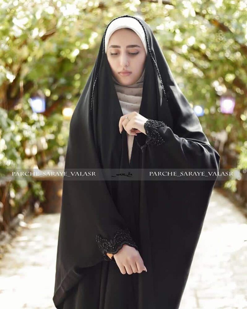 چادر جواهردوزی طرح نفیس - 1