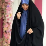 چادر گلدوزی طرح شکوفه