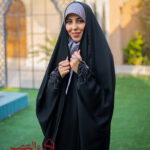 چادر جواهردوزی طرح پاپیون