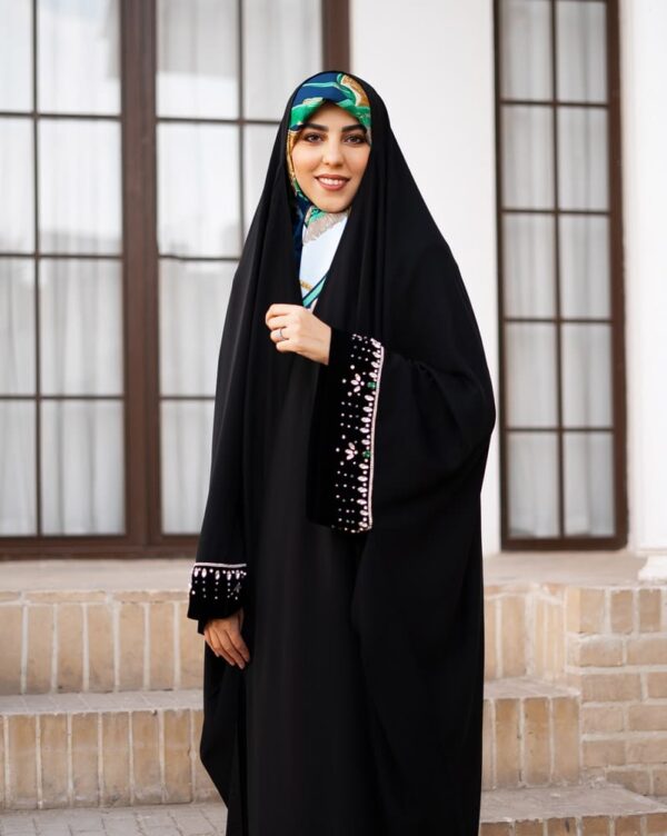 چادر جواهردوزی طرح زمرد