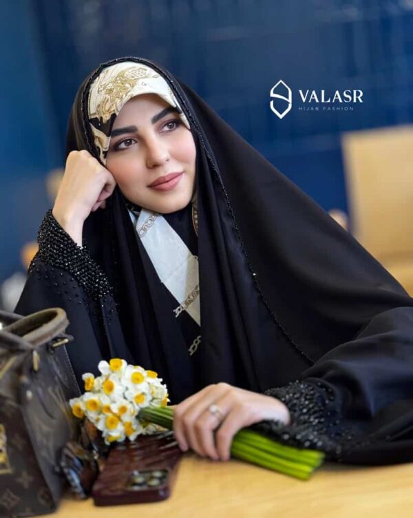 چادر جواهردوزی طرح کریستال پخش