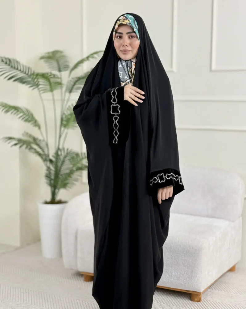 چادر جواهردوزی طرح ارغوان - Image 3