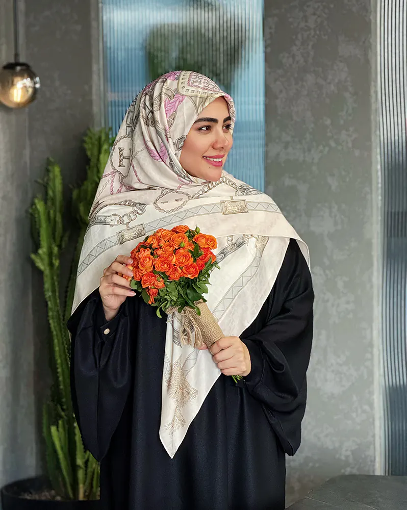 روسری ژاکارد ابریشم 1001