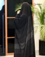 چادر ساده لاینی طوسی - 2