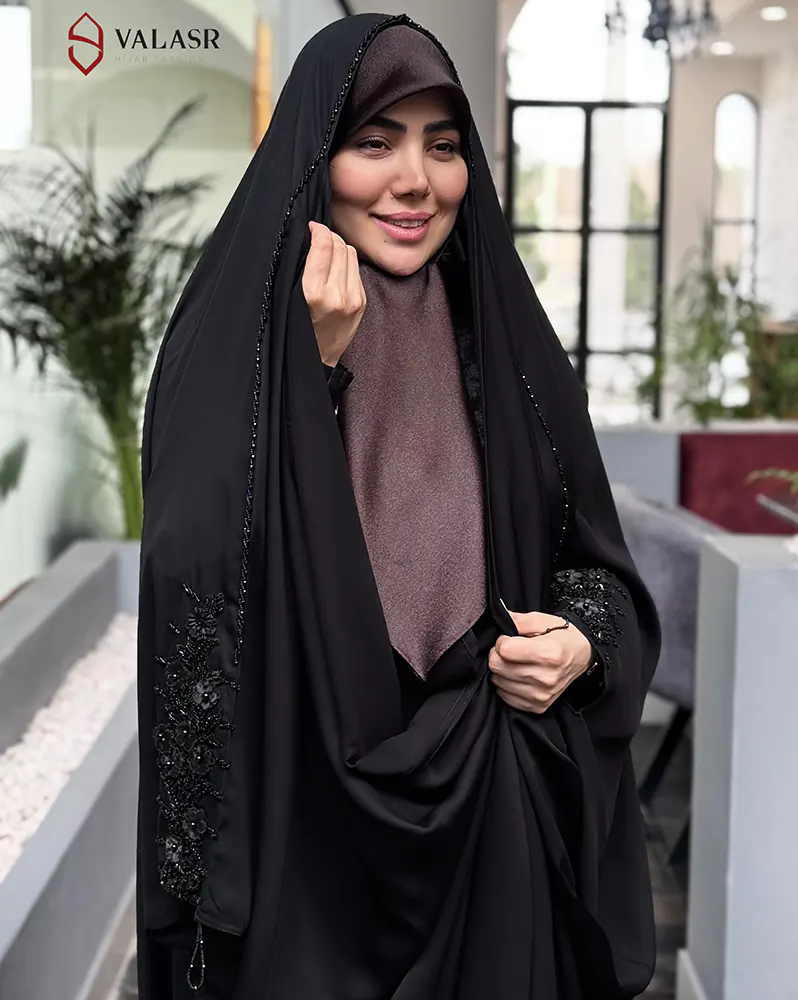 چادر جواهردوزی گل بلند