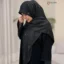 روسری مشکی مجلسی ژاکارد نگین اتریشی طرح فندی طلایی کد 2004